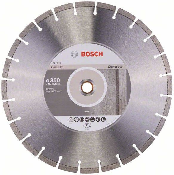 Bosch Accessoires Diamantdoorslijpschijf Standard for Concrete 350 x 20 00+25 40 x 2 8 x 10 mm 1st 2608602544