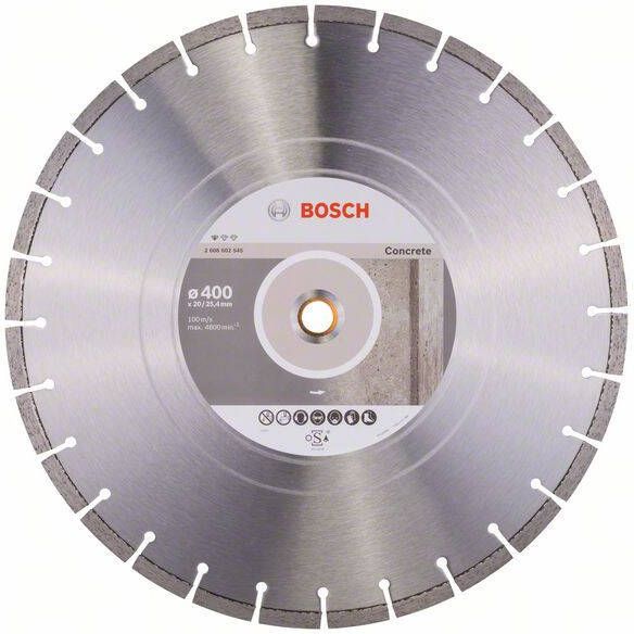 Bosch Accessoires Diamantdoorslijpschijf Standard for Concrete 400 x 20 00+25 40 x 3 2 x 10 mm 1st 2608602545