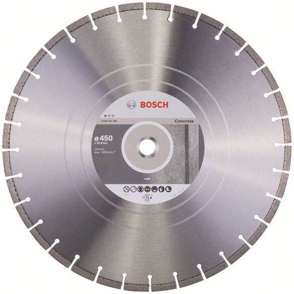 Bosch Accessoires Diamantdoorslijpschijf Standard for Concrete 450 x 25 40 x 3 6 x 10 mm 1st 2608602546