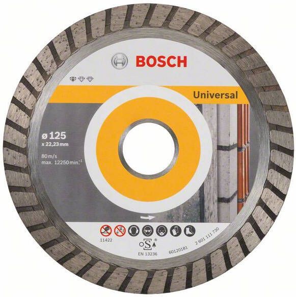 Bosch Diamantdoorslijpschijf Standard for Universal Turbo 125 x 22 23 x 2 x 10 mm 10st