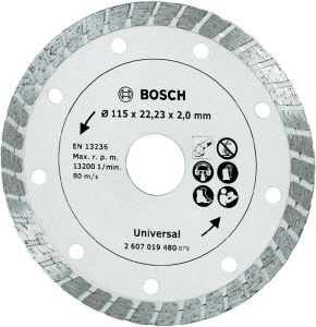 Bosch Diamantdoorslijpschijf Turbo 115 mm Ø