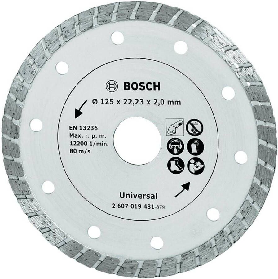 Bosch Accessoires diamantdoorslijpschijf Turbo 125 mm Ø 2607019481
