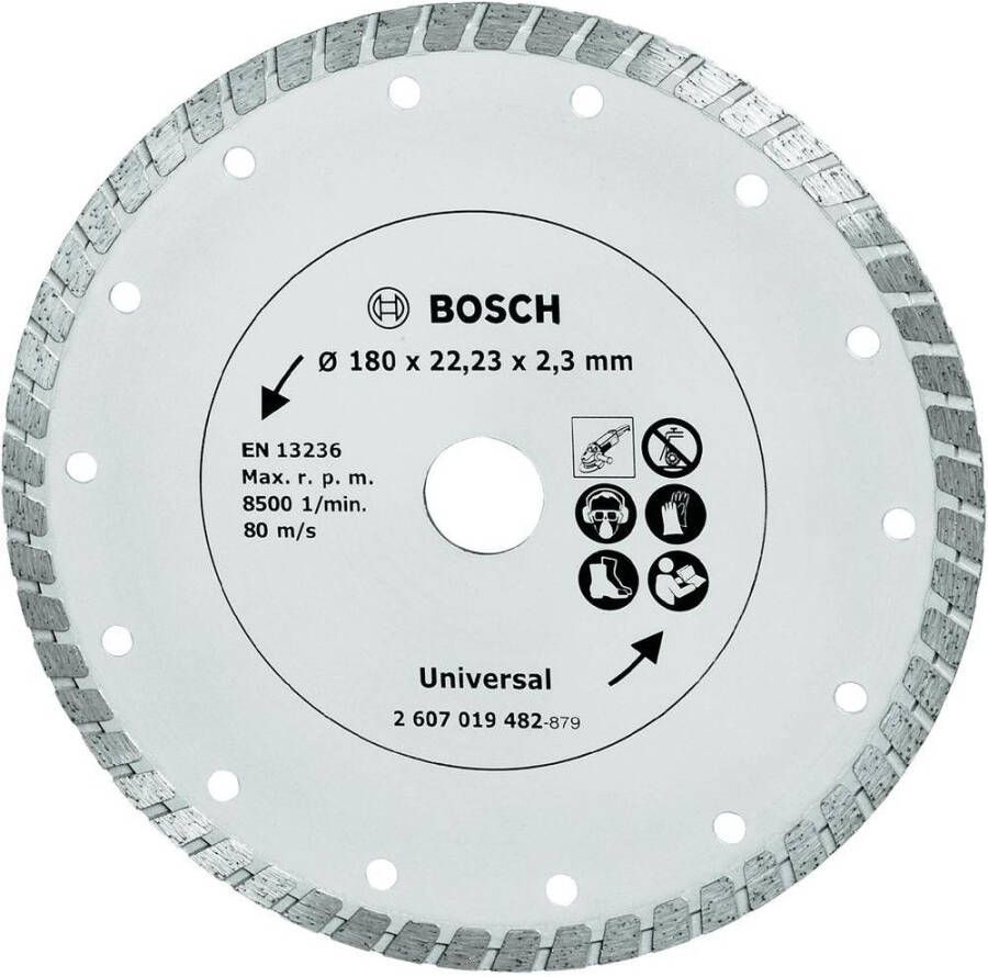 Bosch Blauw Bosch Accessoires diamantdoorslijpschijf Turbo 180 mm Ø 2607019482
