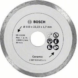Bosch Diamantdoorslijpschijf voor keramische tegels 110 mm Ø