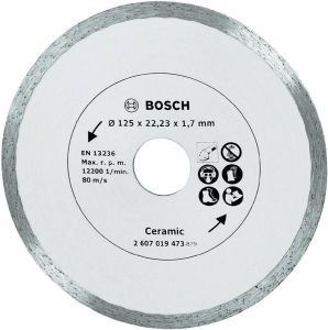 Bosch Diamantdoorslijpschijf voor keramische tegels 125 mm Ø