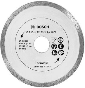 Bosch Diamantdoorslijpschijf voor tegels 115 mm