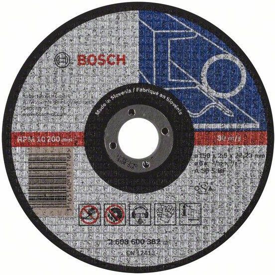 Bosch Accessoires Doorslijpschijf recht Expert for Metal A 30 S BF 150 mm 22 23 mm 2 5 mm 1 stuks 2608600382