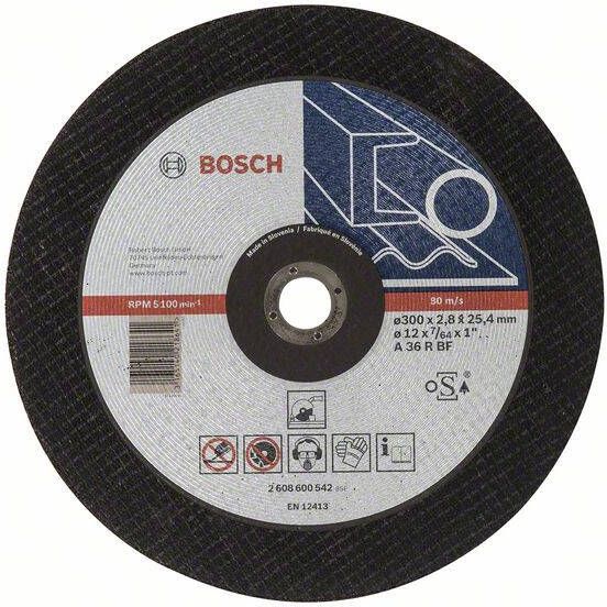 Bosch Doorslijpschijf recht Expert for Metal A 36 R BF 300 mm 25 40 mm 2 8 mm 10 stuks