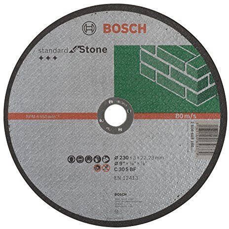 Bosch Accessoires Doorslijpschijf recht Standard for Stone C 30 S BF 230 mm 22 23 mm 3 0 mm 1 stuks 2608603180