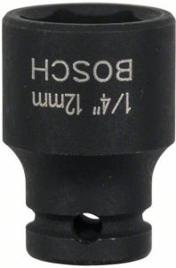 Bosch Dopsleutel 1 4" 12mm x 25mm 16.9