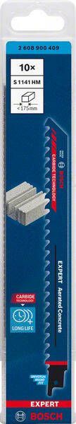 Bosch Accessoires Expert 'Aerated Concrete' S 1141 HM reciprozaagblad 10-delig 1 stuk(s) 2608900409