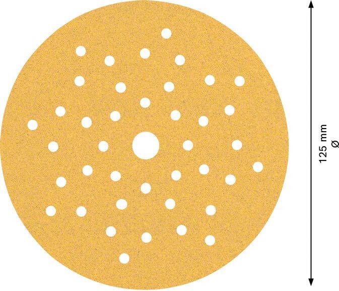 Bosch Accessoires Expert C470 schuurpapier voor excenterschuurmachines 125 mm multigaten K100 5-delig 2608901095