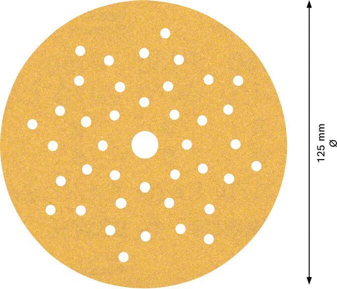 Bosch Accessoires Expert C470 schuurpapier voor excenterschuurmachines 125 mm multigaten K150 50-delig 1 stuk(s) 2608901129