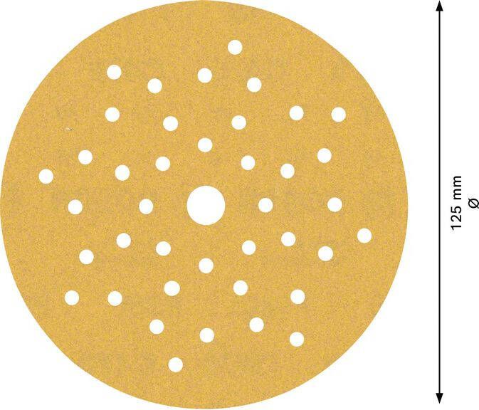 Bosch Accessoires Expert C470 schuurpapier voor excenterschuurmachines 125 mm multigaten K180 50-delig 1 stuk(s) 2608901130