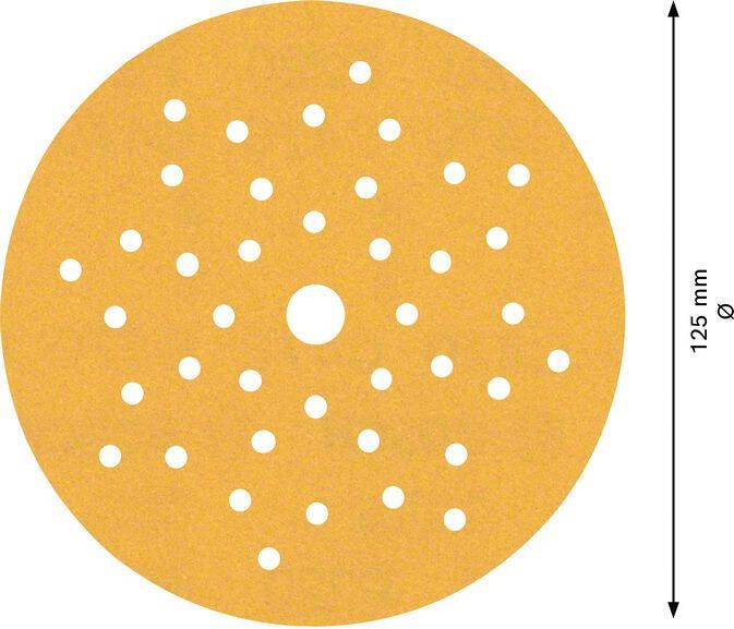 Bosch Accessoires Expert C470 schuurpapier voor excenterschuurmachines 125 mm multigaten K220 50-delig 1 stuk(s) 2608901131