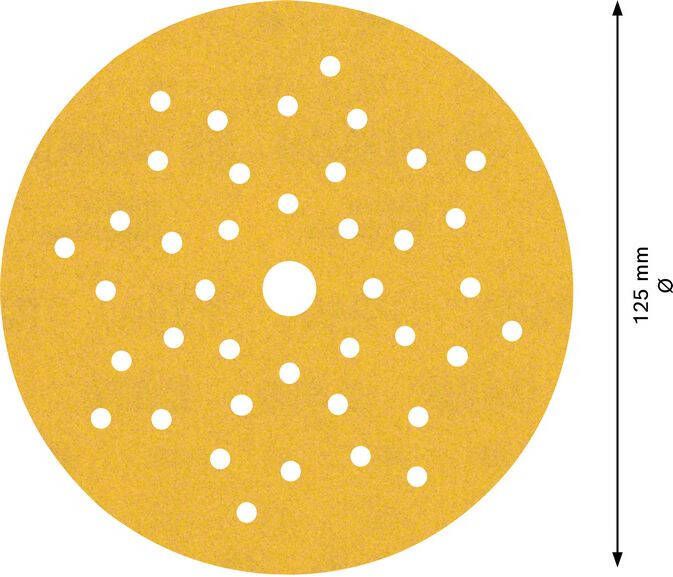 Bosch Accessoires Expert C470 schuurpapier voor excenterschuurmachines 125 mm multigaten K240 5-delig 2608901098