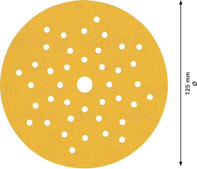 Bosch Accessoires Expert C470 schuurpapier voor excenterschuurmachines 125 mm multigaten K240 50-delig 1 stuk(s) 2608901132