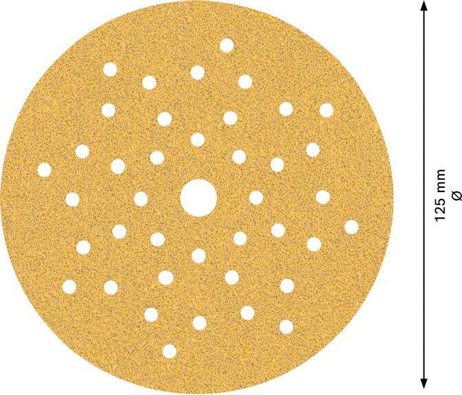 Bosch Accessoires Expert C470 schuurpapier voor excenterschuurmachines 125 mm multigaten K60 50-delig 1 stuk(s) 2608901125