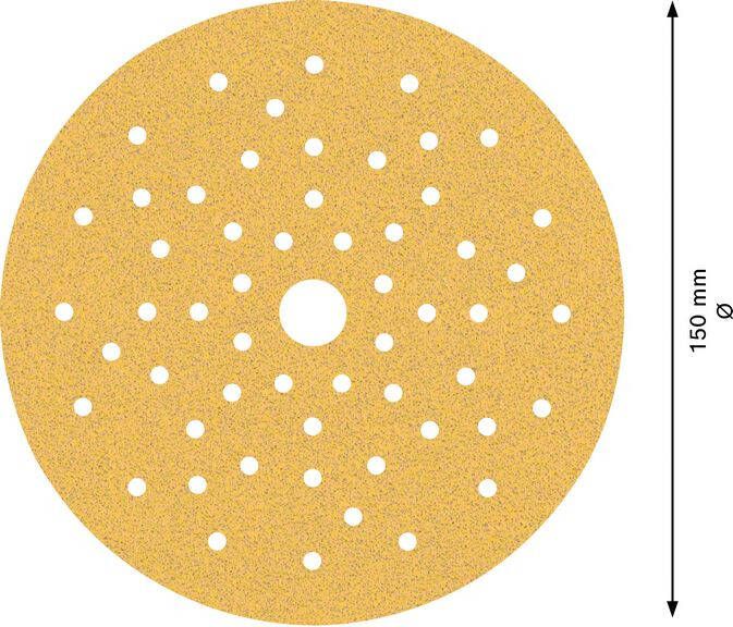 Bosch Accessoires Expert C470 schuurpapier voor excenterschuurmachines 150 mm multigaten K80 5-delig 2608901104