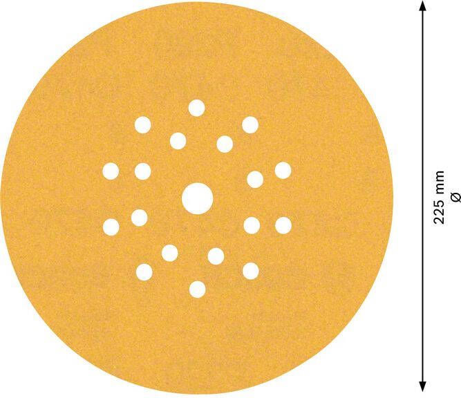 Bosch Accessoires Expert C470 schuurpapier voor excenterschuurmachines 225 mm 19 gaten K220 25-delig 1 stuk(s) 2608901153