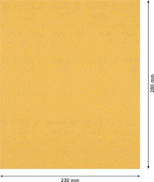 Bosch Expert C470 schuurpapiervel voor handmatig schuren 230 x 280 mm K120 50 stuk(s)