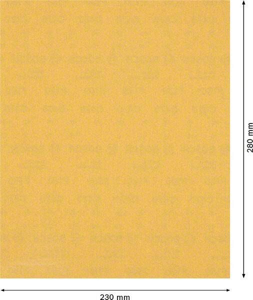 Bosch Accessoires Expert C470 schuurpapiervel voor handmatig schuren 230 x 280 mm K180 50 stuk(s) 2608900963