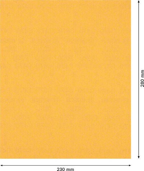 Bosch Accessoires Expert C470 schuurpapiervel voor handmatig schuren 230 x 280 mm K220 50 stuk(s) 2608900964