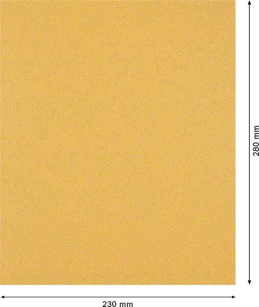 Bosch Expert C470 schuurpapiervel voor handmatig schuren 230 x 280 mm K80 50 stuk(s)