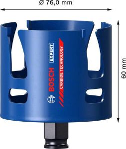 Bosch Expert Construction Material gatzaag 76 x 60 mm 1 stuk(s)