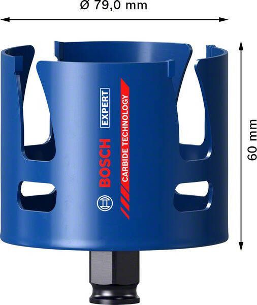 Bosch Expert Construction Material gatzaag 79 x 60 mm 1 stuk(s)