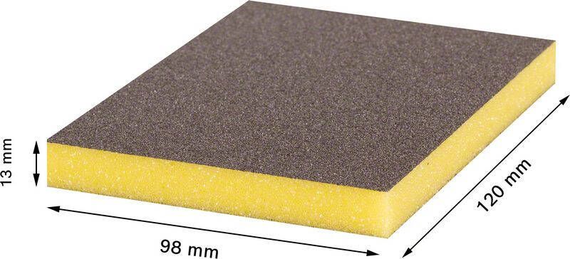 Bosch Expert Flex S473 schuimschuurpad 98 x 120 x 13 mm fijn 50 stuk(s)