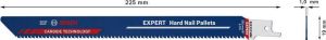 Bosch Accessoires Expert 'Hard Nail Pallets' S 1122 CHM reciprozaagblad 1 stuk 1 stuk(s) 2608900387