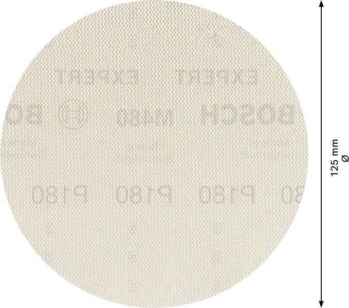 Bosch Accessoires Expert M480 schuurnet voor excenterschuurmachines 125 mm K180 50-delig 1 stuk(s) 2608900684