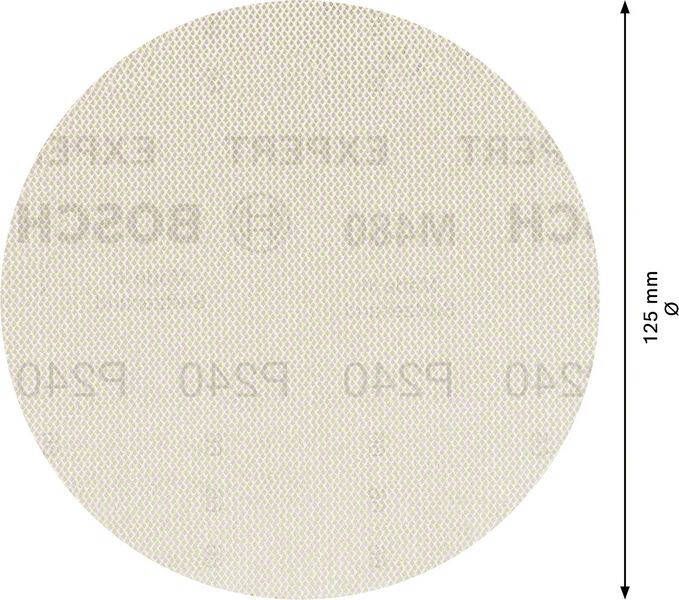 Bosch Accessoires Expert M480 schuurnet voor excenterschuurmachines 125 mm K240 50-delig 1 stuk(s) 2608900686