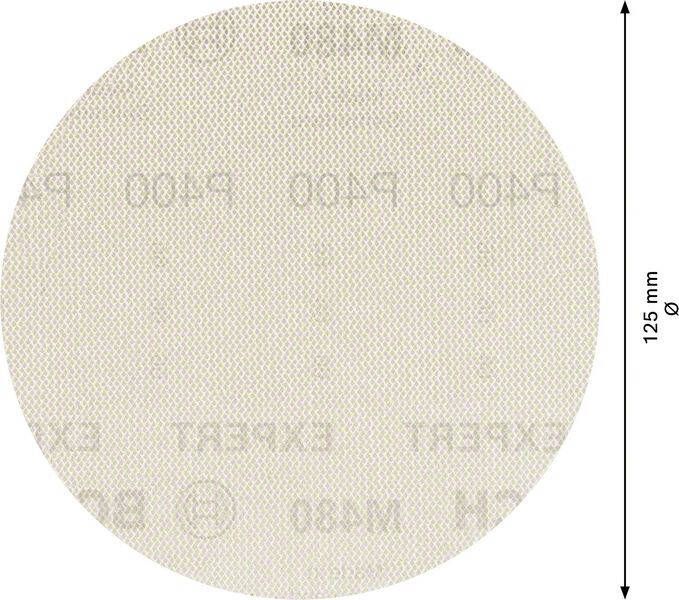 Bosch Accessoires Expert M480 schuurnet voor excenterschuurmachines 125 mm K400 5-delig 2608900679