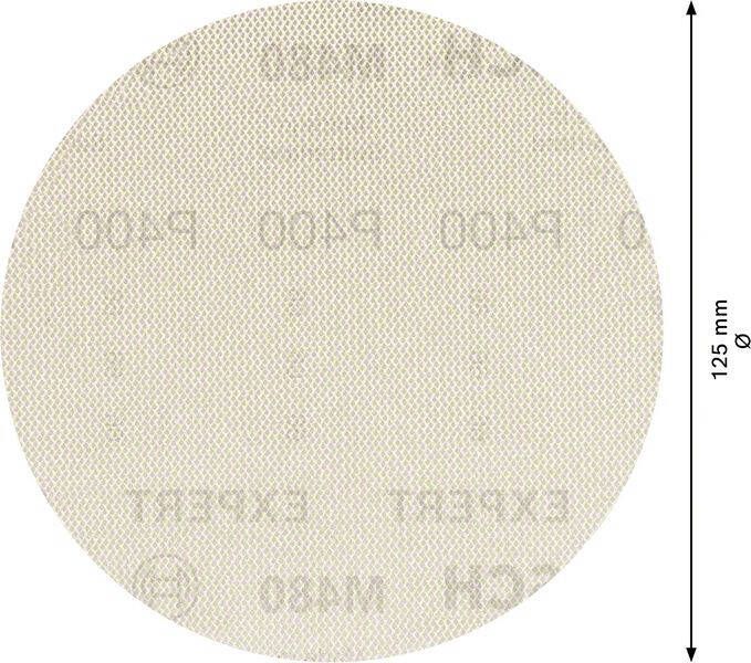 Bosch Accessoires Expert M480 schuurnet voor excenterschuurmachines 125 mm K400 50-delig 1 stuk(s) 2608900688