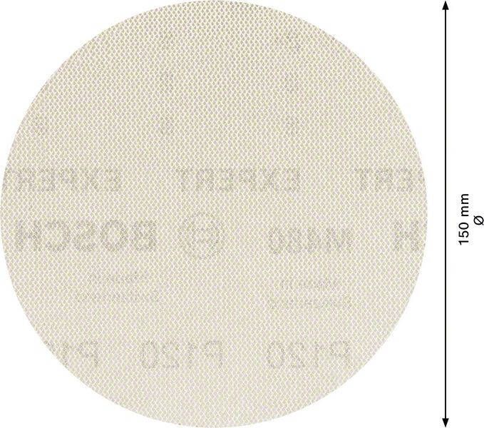 Bosch Accessoires Expert M480 schuurnet voor excenterschuurmachines 150 mm K120 50-delig 1 stuk(s) 2608900700