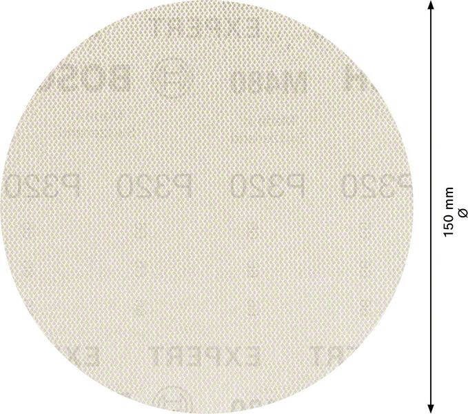 Bosch Accessoires Expert M480 schuurnet voor excenterschuurmachines 150 mm K320 50-delig 1 stuk(s) 2608900705
