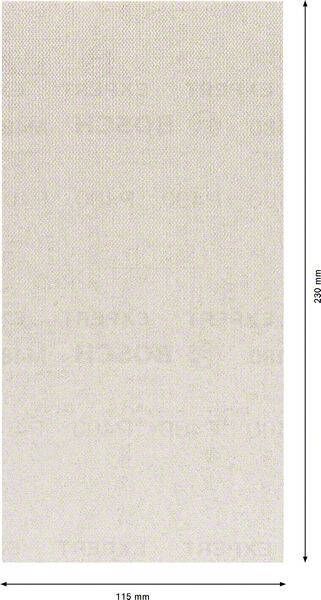 Bosch Expert M480 schuurnet voor vlakschuurmachines 115 x 230 mm K100 1 stuk(s)