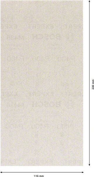 Bosch Accessoires Expert M480 schuurnet voor vlakschuurmachines 115 x 230 mm K80 10 stuk(s) 2608900761
