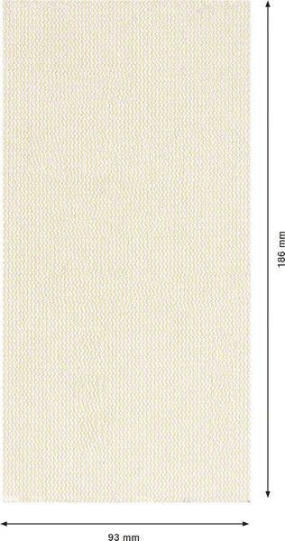 Bosch Accessoires Expert M480 schuurnet voor vlakschuurmachines 93 x 186 mm K120 10 stuk(s) 2608900745