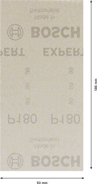 Bosch Expert M480 schuurnet voor vlakschuurmachines 93 x 186 mm K180 1 stuk(s)