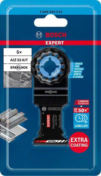 Bosch Expert MetalMax AIZ 32 AIT multitoolzaagblad 40 x 32 mm 5-delig 1 stuk(s)