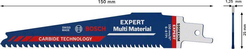 Bosch Accessoires Expert 'Multi Material' 956 XHM reciprozaagblad 1 stuk 1 stuk(s) 2608900389