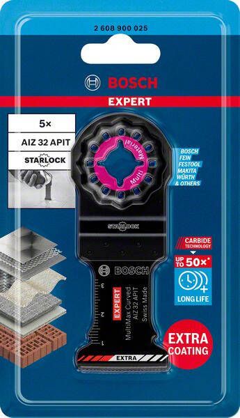 Bosch Accessoires Expert MultiMax AIZ 32 APIT multitoolzaagblad 32 mm 5 stuks 2608900025