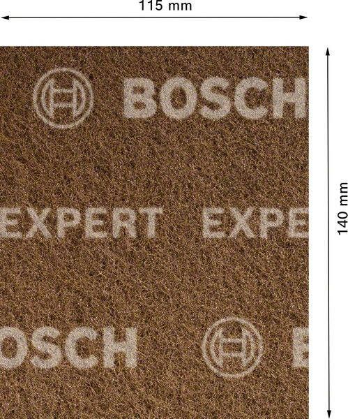 Bosch Accessoires Expert N880 vliespad voor handmatig schuren 115 x 140 mm grof A 1 stuk(s) 2608901218