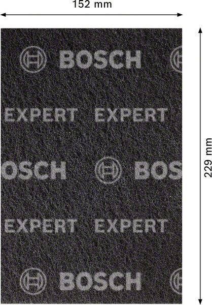 Bosch Accessoires Expert N880 vliespad voor handmatig schuren 152 x 229 mm extra sneden S 1 stuk(s) 2608901210