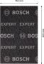 Bosch Accessoires Expert N880 vliespad voor handmatig schuren 152 x 229 mm extra sneden S 1 stuk(s) 2608901210 - Thumbnail 1