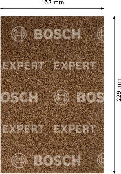 Bosch Expert N880 vliespad voor handmatig schuren 152 x 229 mm grof A 20 stuk(s)