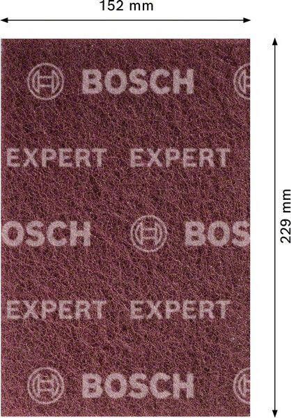 Bosch Expert N880 vliespad voor handmatig schuren 152 x 229 mm middelhard A 20 stuk(s)